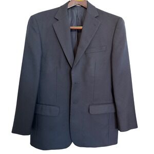 Jos. A. Bank Men's Slim Fit‎ 38L Wool Blazer Blue/Gray 2-Button Sport Coat